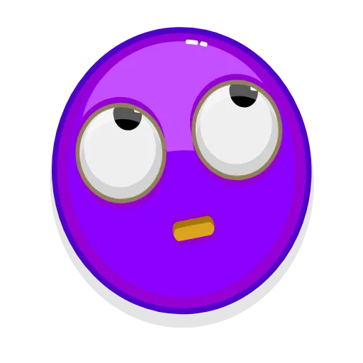 🙄 Стикер «Violet Emoji» для Telegram