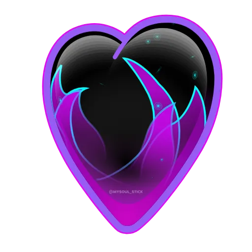 ❤️‍🔥 Эмодзи «VIOLET FLAME» для Telegram