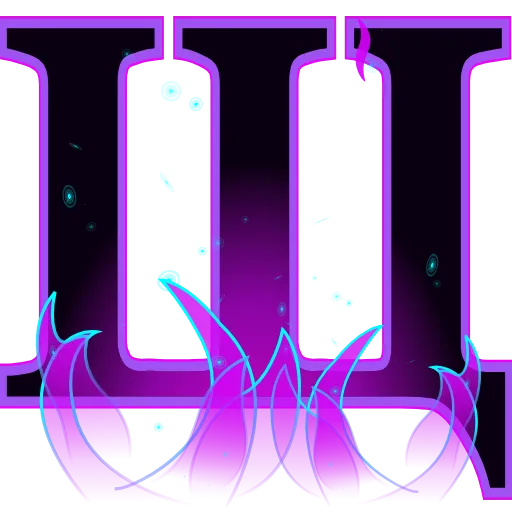 🔥 Эмодзи «VIOLET FLAME» для Telegram
