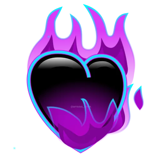 ❤️‍🔥 Эмодзи «VIOLET FLAME» для Telegram