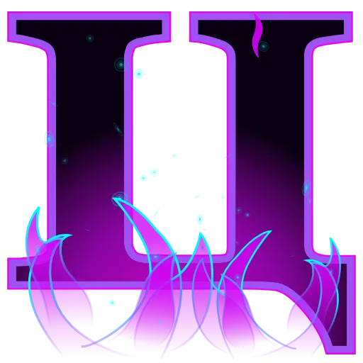 🔥 Эмодзи «VIOLET FLAME» для Telegram