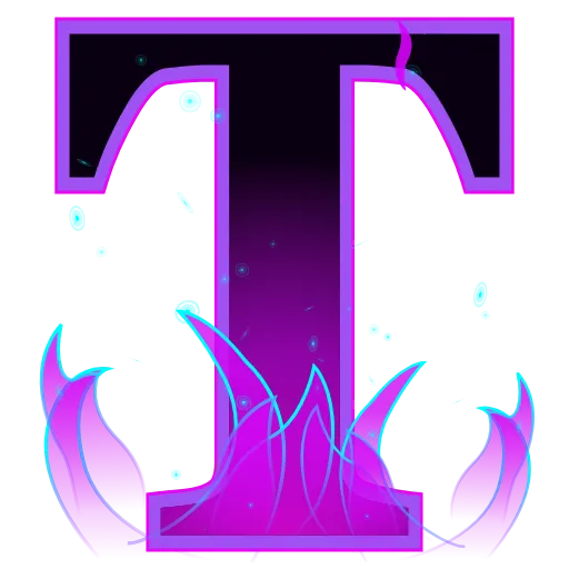 🔥 Эмодзи «VIOLET FLAME» для Telegram