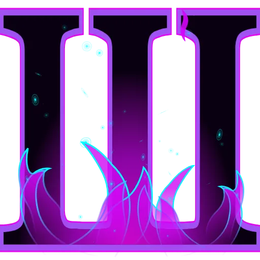 🔥 Эмодзи «VIOLET FLAME» для Telegram