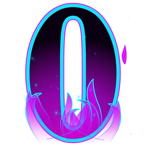 0️⃣ Эмодзи «VIOLET FLAME» для Telegram