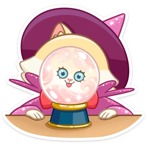 🔮 Стикер «Виолетта» для Telegram