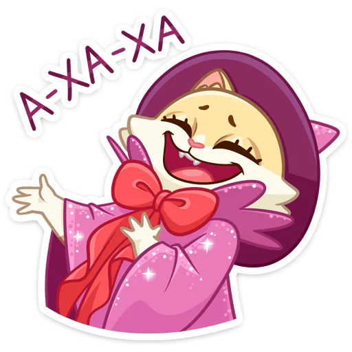 😂 Стикер «Виолетта» для Telegram
