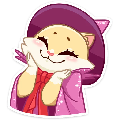 ☺️ Стикер «Виолетта» для Telegram
