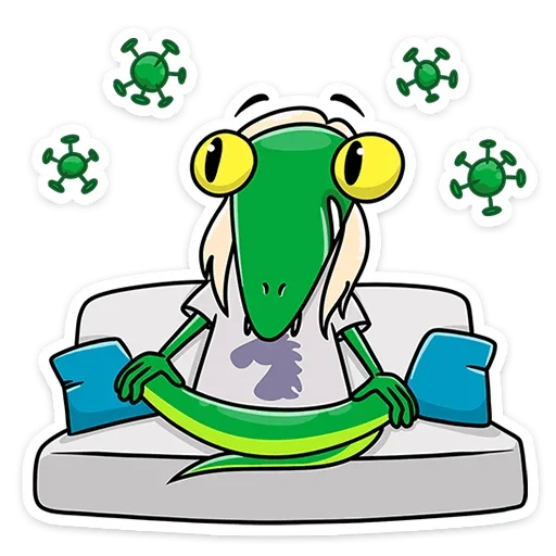 🦠 Стикер «Змеяна Водолеевна» для Telegram