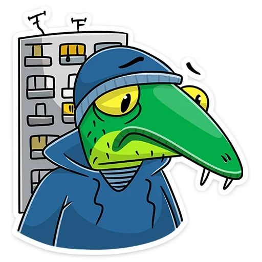 ☹️ Стикер «Змеяна Водолеевна» для Telegram