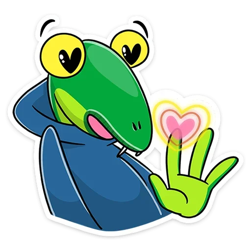 ❤️ Стикер «Змеяна Водолеевна» для Telegram
