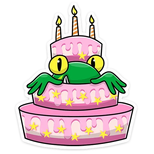 🎂 Стикер «Змеяна Водолеевна» для Telegram