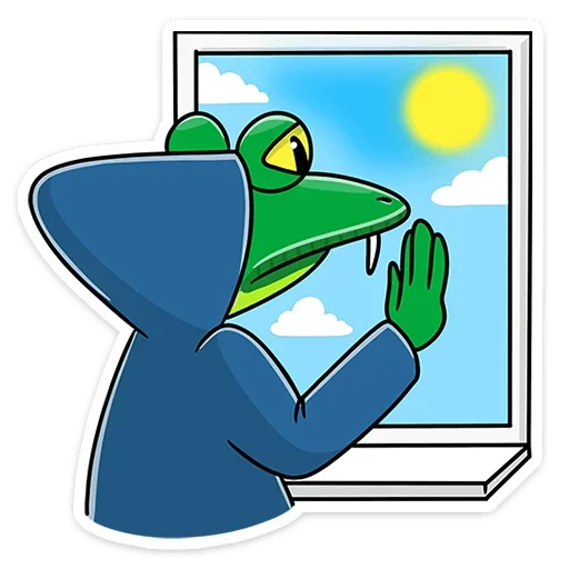☀️ Стикер «Змеяна Водолеевна» для Telegram