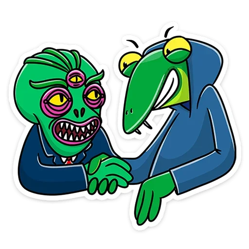 👋 Стикер «Змеяна Водолеевна» для Telegram