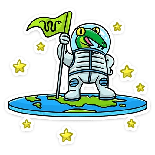 👩‍🚀 Стикер «Змеяна Водолеевна» для Telegram