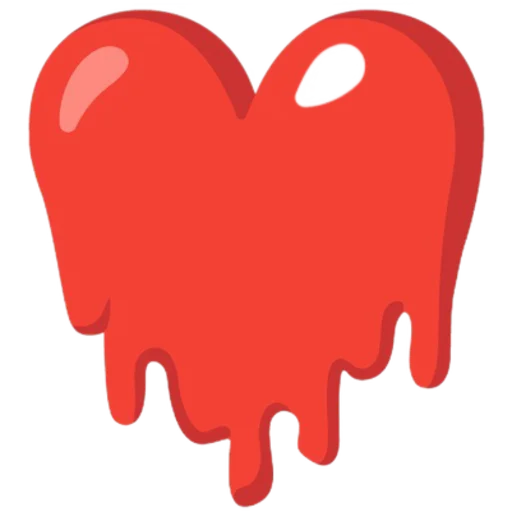 Стикерпак red heart vip для Telegram
