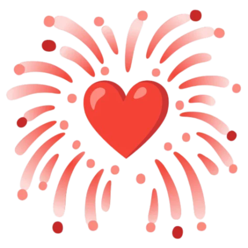 ❤️ Стикер «red heart vip» для Telegram