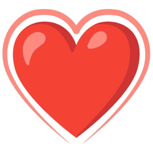 ❤️ Стикер «red heart vip» для Telegram