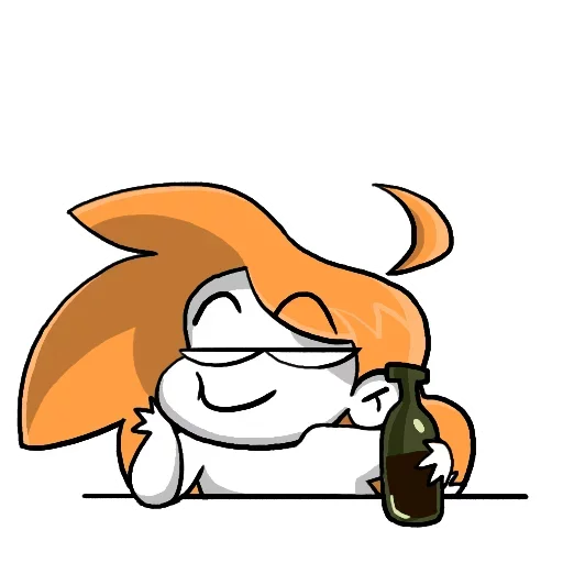 😋 Стикер «Drink/Smoke» для Telegram