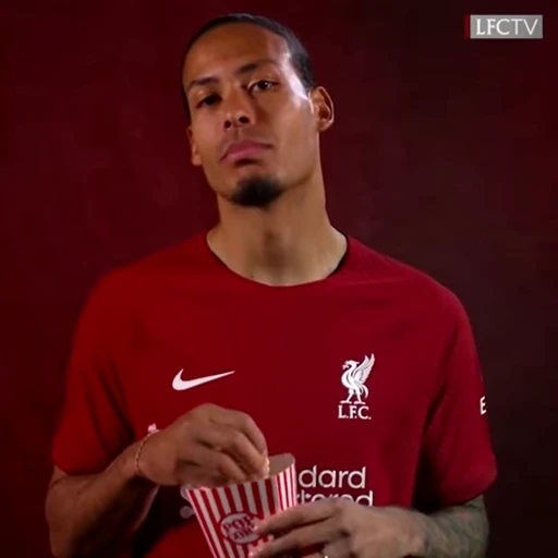 🖤 Стикер «Virgil van Dijk» для Telegram