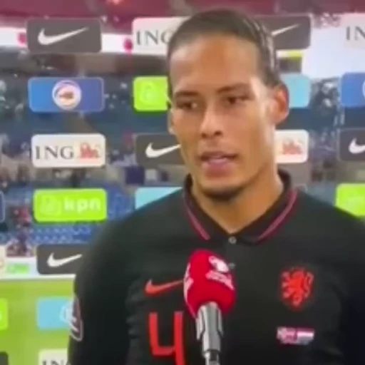 🖤 Стикер «Virgil van Dijk» для Telegram