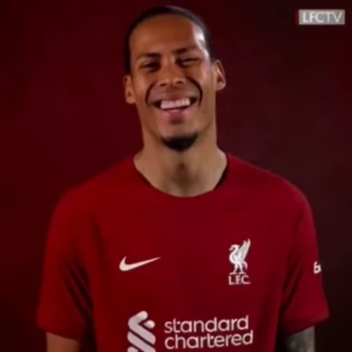 🖤 Стикер «Virgil van Dijk» для Telegram
