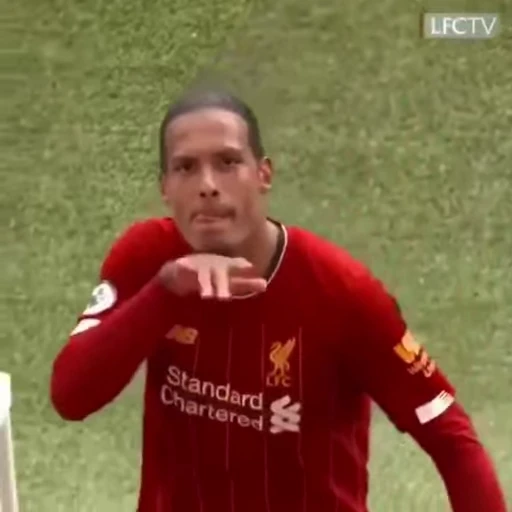 🖤 Стикер «Virgil van Dijk» для Telegram