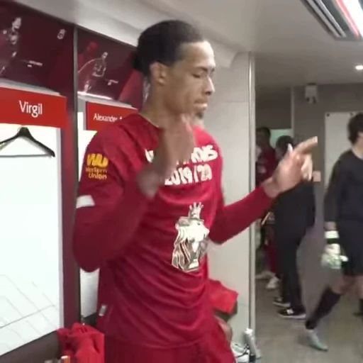 🖤 Стикер «Virgil van Dijk» для Telegram