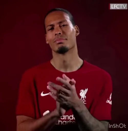 🖤 Стикер «Virgil van Dijk» для Telegram