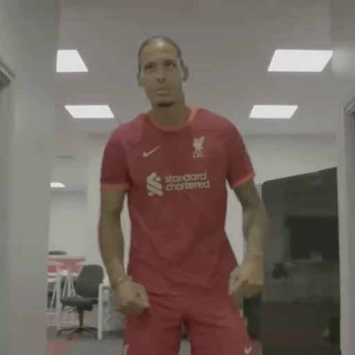 🖤 Стикер «Virgil van Dijk» для Telegram