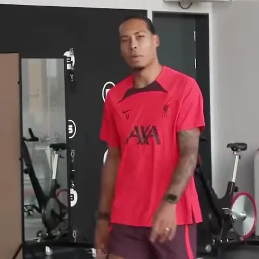 🖤 Стикер «Virgil van Dijk» для Telegram