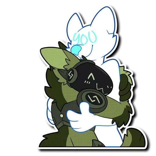 💞 Стикер «Viridian Protogen» для Telegram