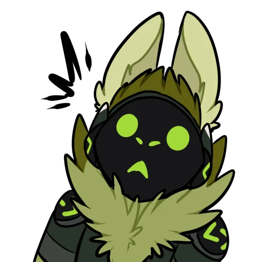 ‼️ Стикер «Viridian Protogen» для Telegram