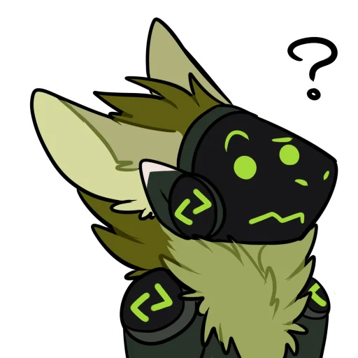 ❓ Стикер «Viridian Protogen» для Telegram