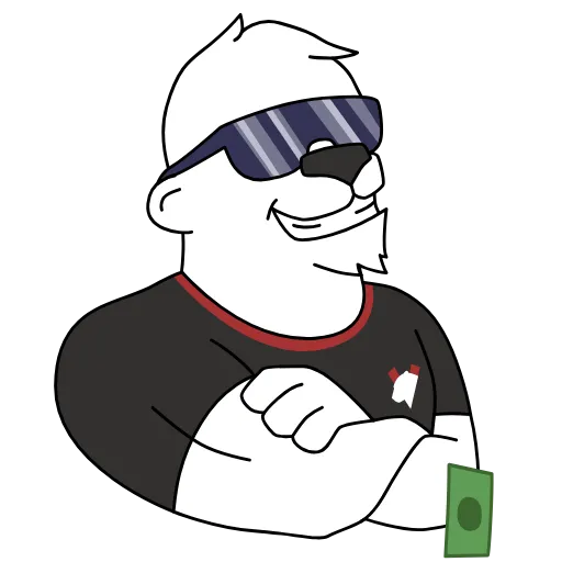Стикер 11 Тут в ТГ