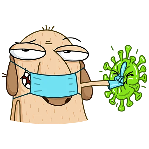 😒 Стикер «Virus» для Telegram