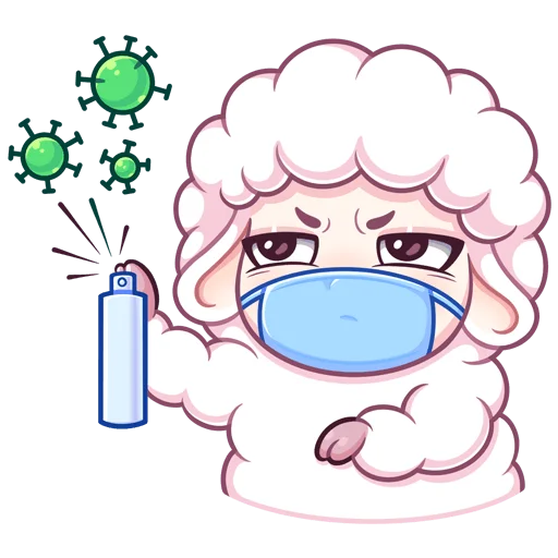 🤓 Стикер «Virus» для Telegram