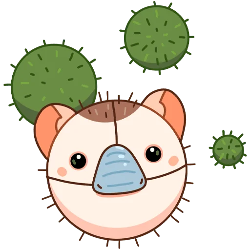 💩 Стикер «Virus» для Telegram