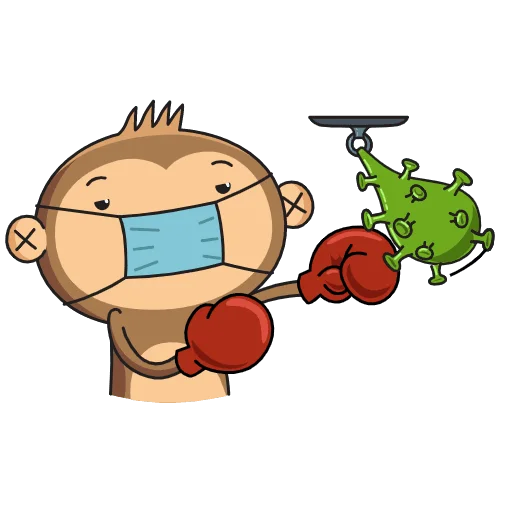 🤗 Стикер «Virus» для Telegram