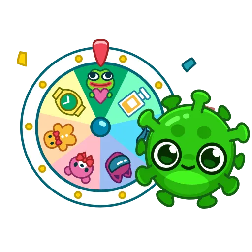 🎰 Стикер «virus gifts» для Telegram