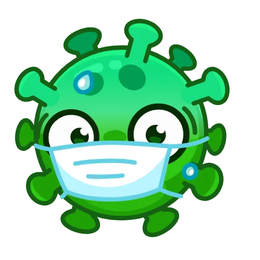 😷 Стикер «virus gifts» для Telegram