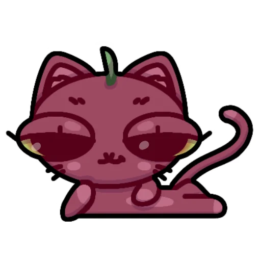 😏 Стикер «Вишкотя» для Telegram