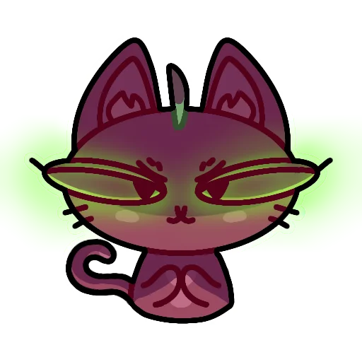 😈 Стикер «Вишкотя» для Telegram