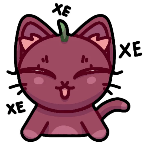 😋 Стикер «Вишкотя» для Telegram