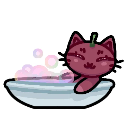 🛀 Стикер «Вишкотя» для Telegram