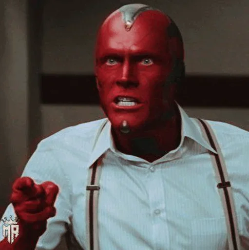 📺 Стикер «Vision Paul Bettany» для Telegram