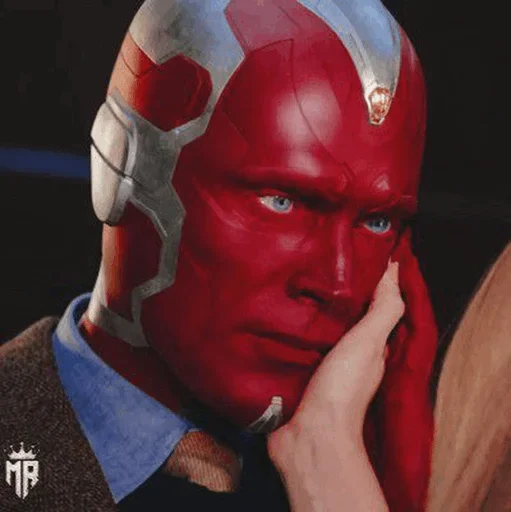 📺 Стикер «Vision Paul Bettany» для Telegram