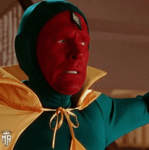 📺 Стикер «Vision Paul Bettany» для Telegram