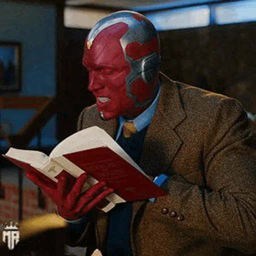 📺 Стикер «Vision Paul Bettany» для Telegram