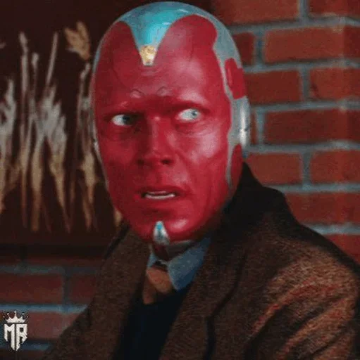 📺 Стикер «Vision Paul Bettany» для Telegram