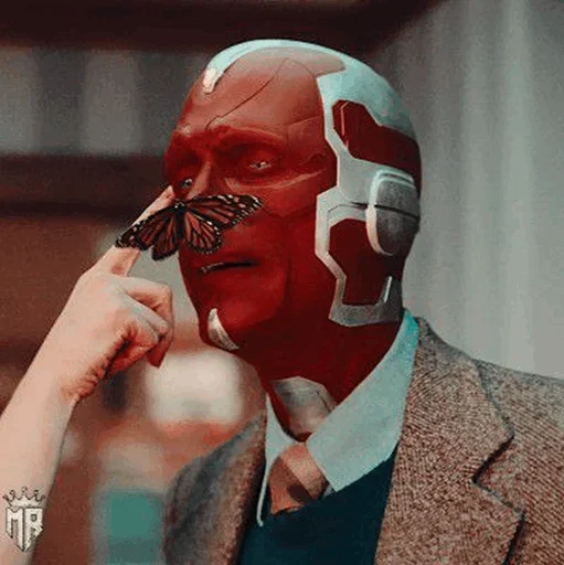 📺 Стикер «Vision Paul Bettany» для Telegram